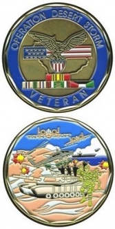 Challenge Coin-Desert Storm Veteran