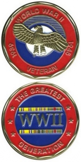 Challenge Coin-WWII Veteran