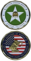 Challenge Coin-Army Combat Veteran