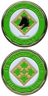 Challenge Coin-4Th Infantry Division