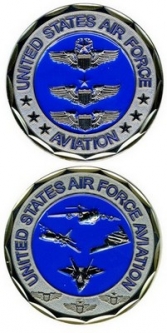 Challenge Coin-U.S. Air Force Aviation