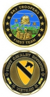 Challenge Coin-1St Cav DIV Vietnam