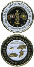Challenge Coin-Army Nat'l Guard War On Terr