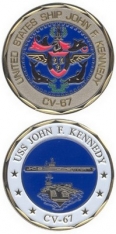 Challenge Coin-USS Kennedy
