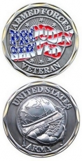 Challenge Coin-Proudly Served Army