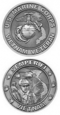 Challenge Coin-Marine Corps Vietnam Veteran
