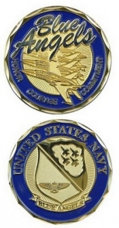 Challenge Coin-Blue Angels