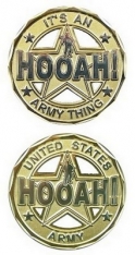 Challenge Coin-Hooah -Cutout