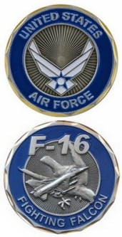 Challenge Coin-Air Force F-16