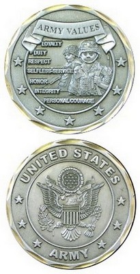 Challenge Coin-Army Values: Army Navy Shop