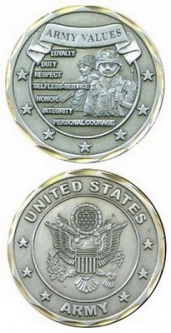 Challenge Coin-Army Values