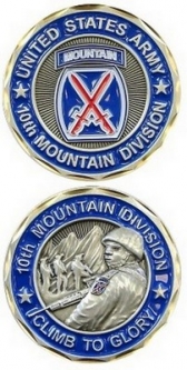 Challenge Coin-10Th Mountain Division
