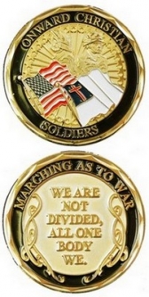 Challenge Coin-Onward Christian Soldier