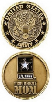Challenge Coin-Proud Army Mom