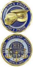 Challenge Coin-Navy Chief/Pride