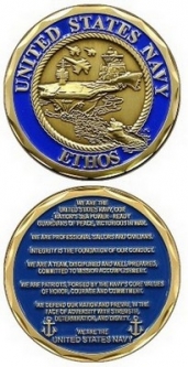 Challenge Coin-U.S. Navy Ethos
