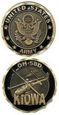 Challenge Coin-Oh-58D Kiowa
