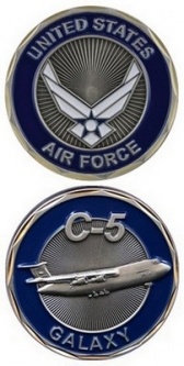 Challenge Coin-C-5 Galaxy United States Air Force
