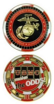 Challenge Coin-Casino Marines