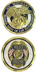 Challenge Coin-St Michael Police