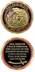 Challenge Coin-Marines Psalms 23