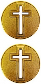 Challenge Coin-Cross Cutout