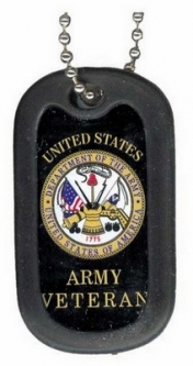 Dog Tag-Army Veteran