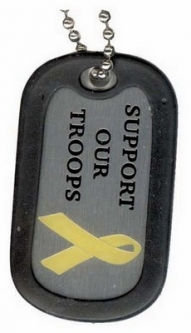 Dog Tag-Support Our Troops