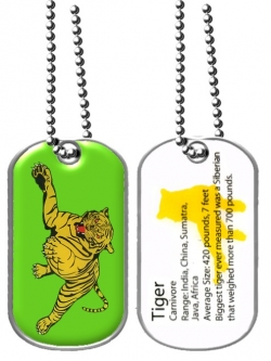 Dog Tag-Tiger (Smithsonian)