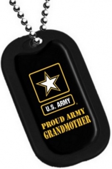 Dog Tag-Proud Army Grandmother