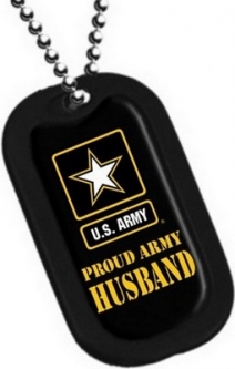 Dogtag-Proud Army Husband