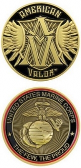 Challenge Coin-Marines American Valor