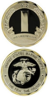 Challenge Coin-Marines 0-2 1St Lt.
