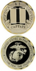 Challenge Coin-Marines 0-3 Captain