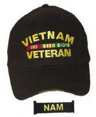 Cap - Vietnam Veteran With Ribbons