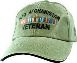 Cap - Iraq USAF Aghanistan Vet (OD Green)