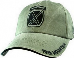 Cap - 10Th Mtn Division (OD Green)