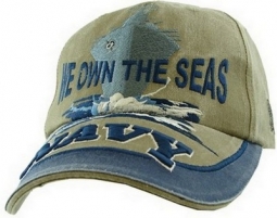 Cap - Navy We Own The Seas (Khaki)