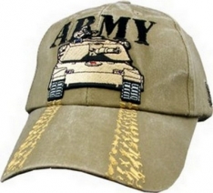Cap - Army With Tank