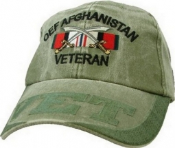 Cap - OEF USAFghanistan Vet (OD Green)