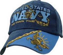 Cap - Navy We Own The Seas (Washed)