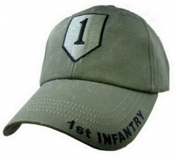 Cap - 1St Infantry (OD Green)
