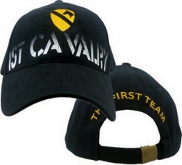 Cap - First Cavalry Black