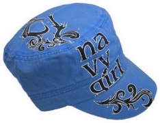 Cap - Navy Girl Flat Top