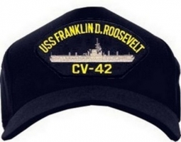 USA-Made Emblematic Cap - USS Franklin D Roosevelt CV-42