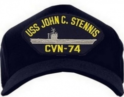 USA-Made Emblematic Cap - USS John Cstennis CVN-74