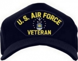 USA-Made Emblematic Cap - US Air Force Vet (With Logo)