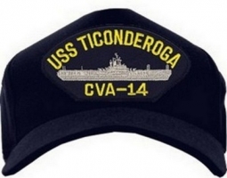 USA-Made Emblematic Cap - USS Ticonderoga CVA-14