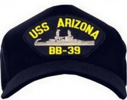 USA-Made Emblematic Cap - USS Arizona BB-39