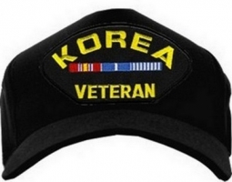 USA-Made Emblematic Cap - Korea Veteran (With Ribbons)
